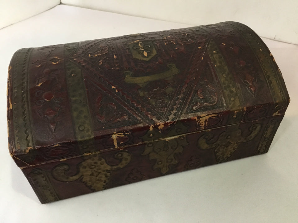 Vintage Leather Red Box