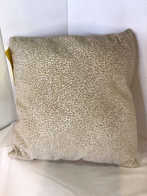 Green Velvet Leopard Pillow