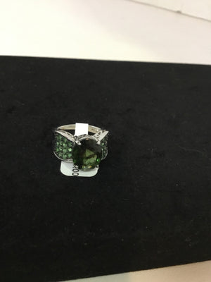 Green Rhinestone Ring