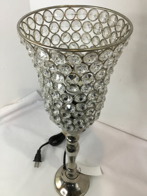 Silver Metal Lamp