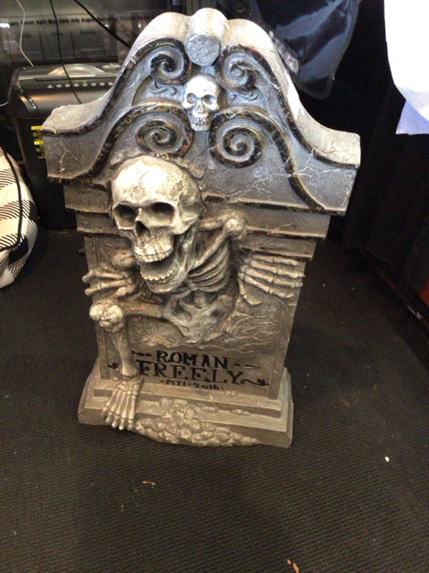 Halloween Gray Resin Holiday Item