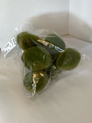 Green Flocked Rocks Bag of Misc