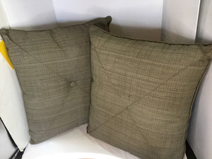 Outdoor/Outside Beige Polyester Pair Pillow Set