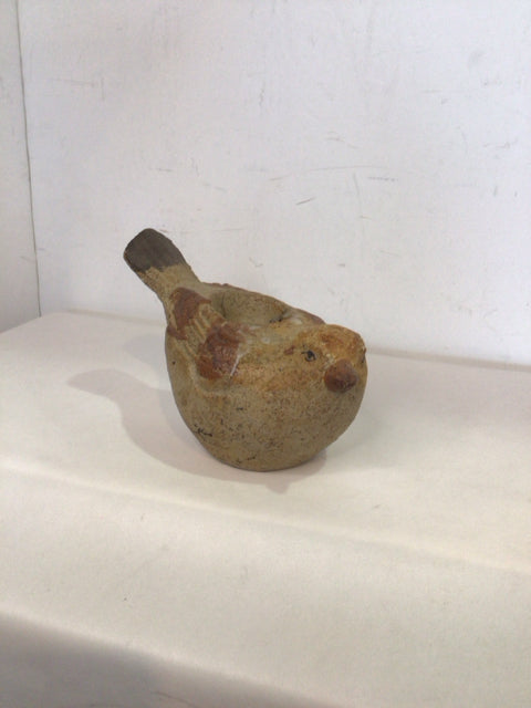 Votive Brown Ceramic Birds Candle Holder