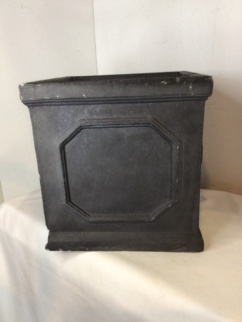 Charcoal Plaster Planter