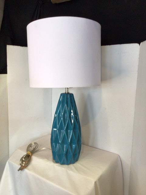 Aqua Ceramic Lamp