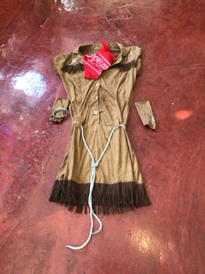 Halloween Brown Polyester Cowgirl Holiday Item