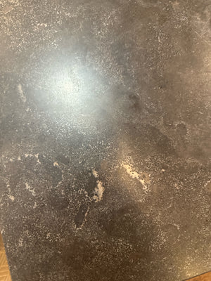 Pottery Barn Coffee Metal/Wood Brown/Gray Table