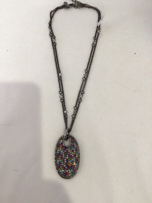 Multi-Color Rhinestone Necklace