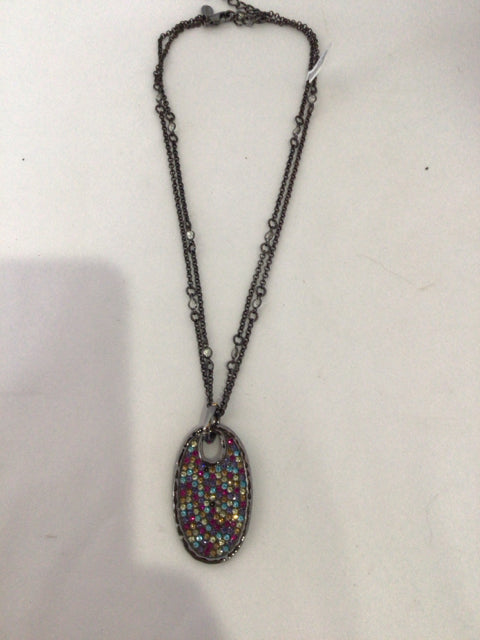 Multi-Color Rhinestone Necklace