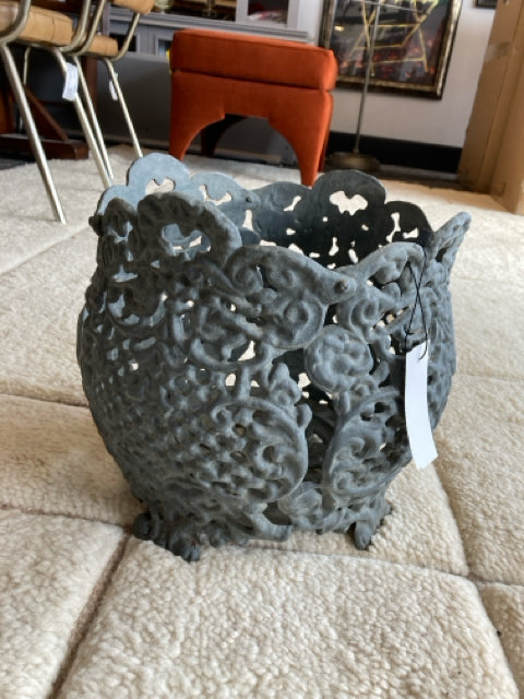 Votive Gray Iron Planter