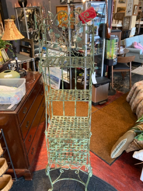 Green Metal Shelf