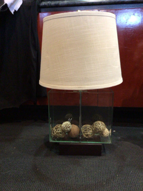 Clear Glass Lamp