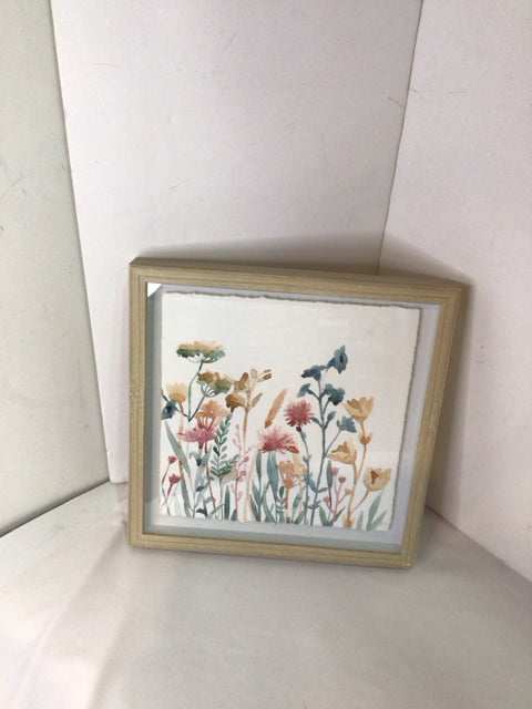 Botanical White/Multi Framed Art