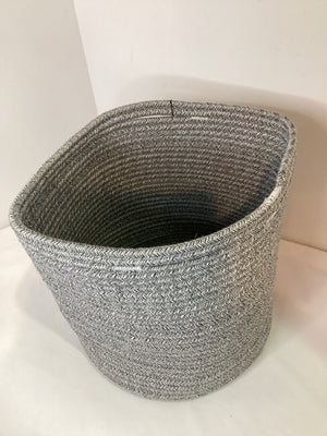 Gray/White Rope Basket