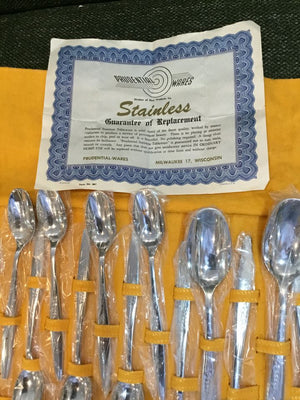 Silver Stainless Steel Wheat Silverware