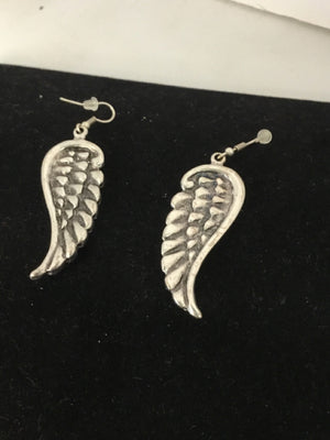 Silver Wings Earrings