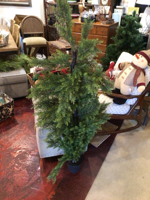 Faux Green Tree Holiday Item