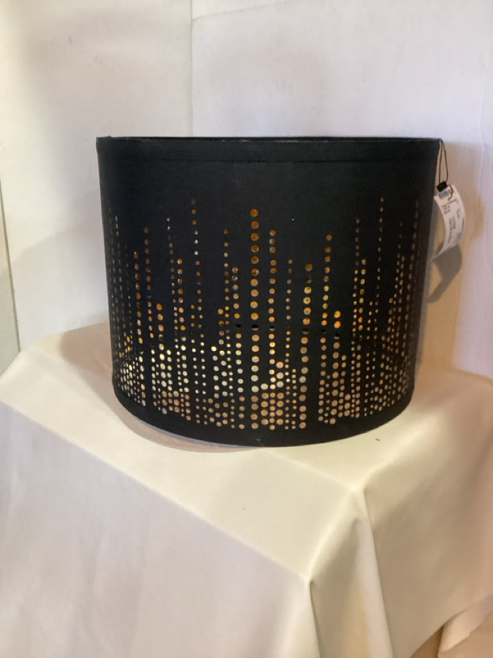 Drum Black Gold Dot Shade