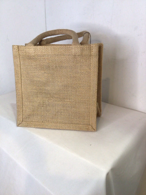 Natural Burlap Tote