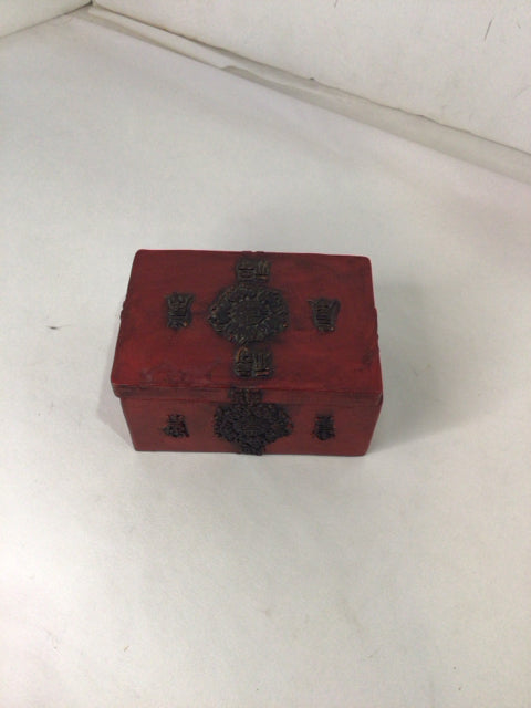 Oriental Resin Red Box