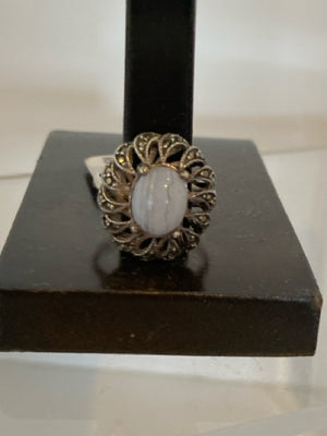 Blue Cabochon Ring