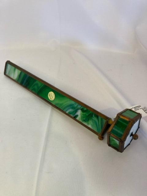 Vintage Green Stained Glass Kaleidoscope