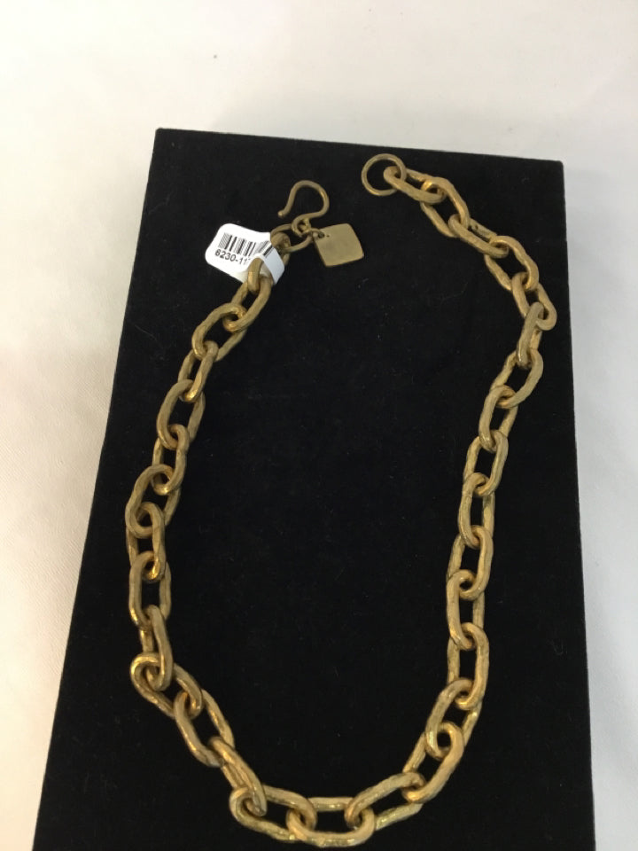 Brass Chain Necklace