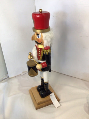 Christmas Red/Black Wood Nutcracker Holiday Item