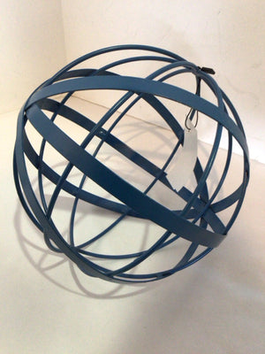 Blue Metal Ball Garden Access.