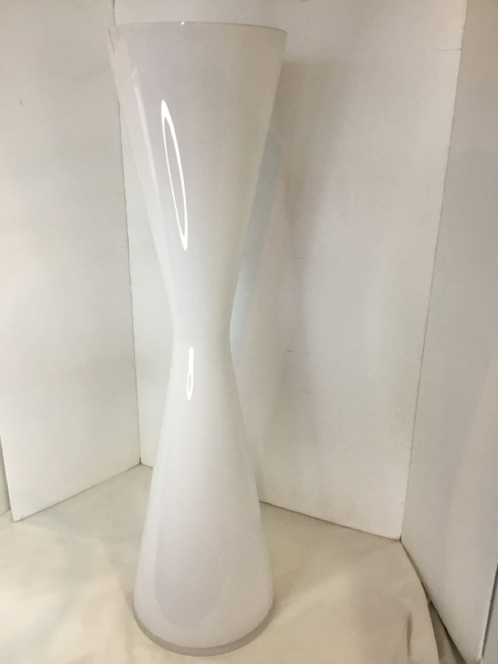 White Glass Vase