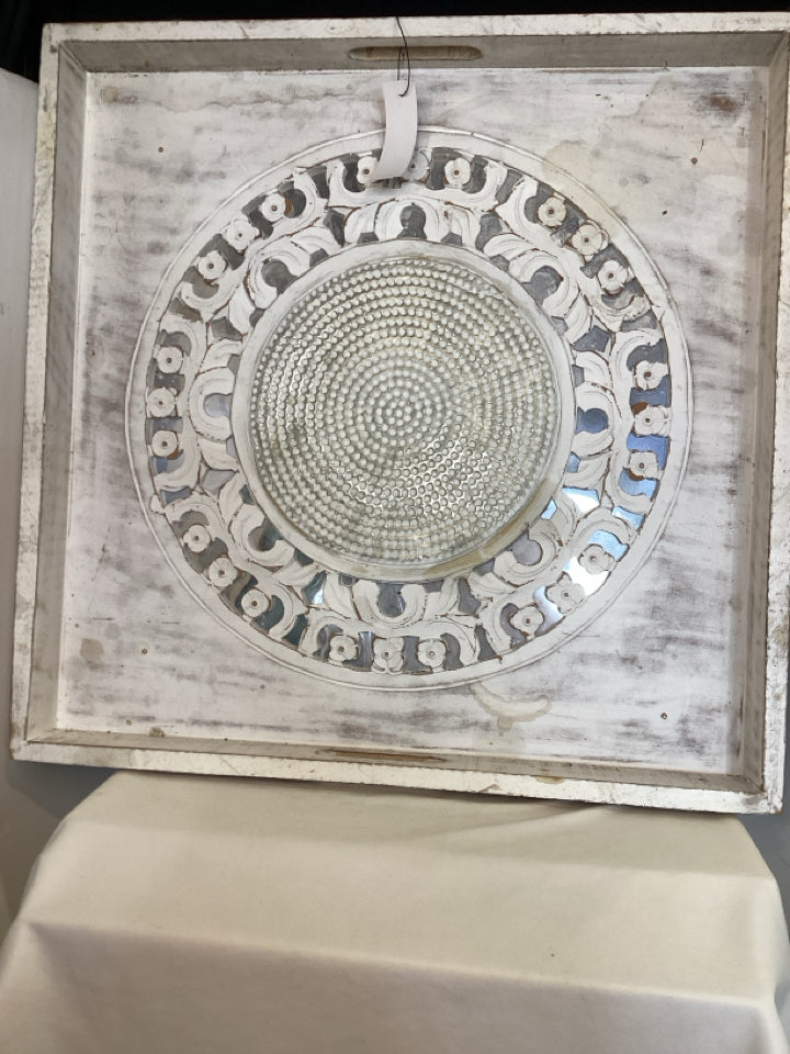 White Wood Tray