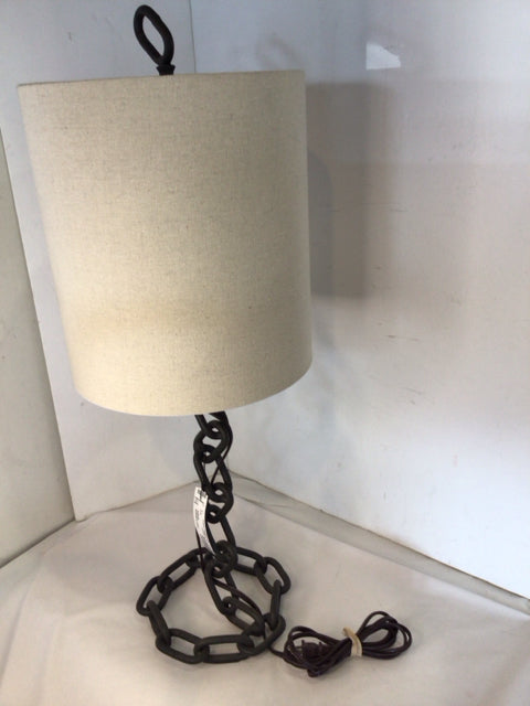 Industrial Black Chain Lamp