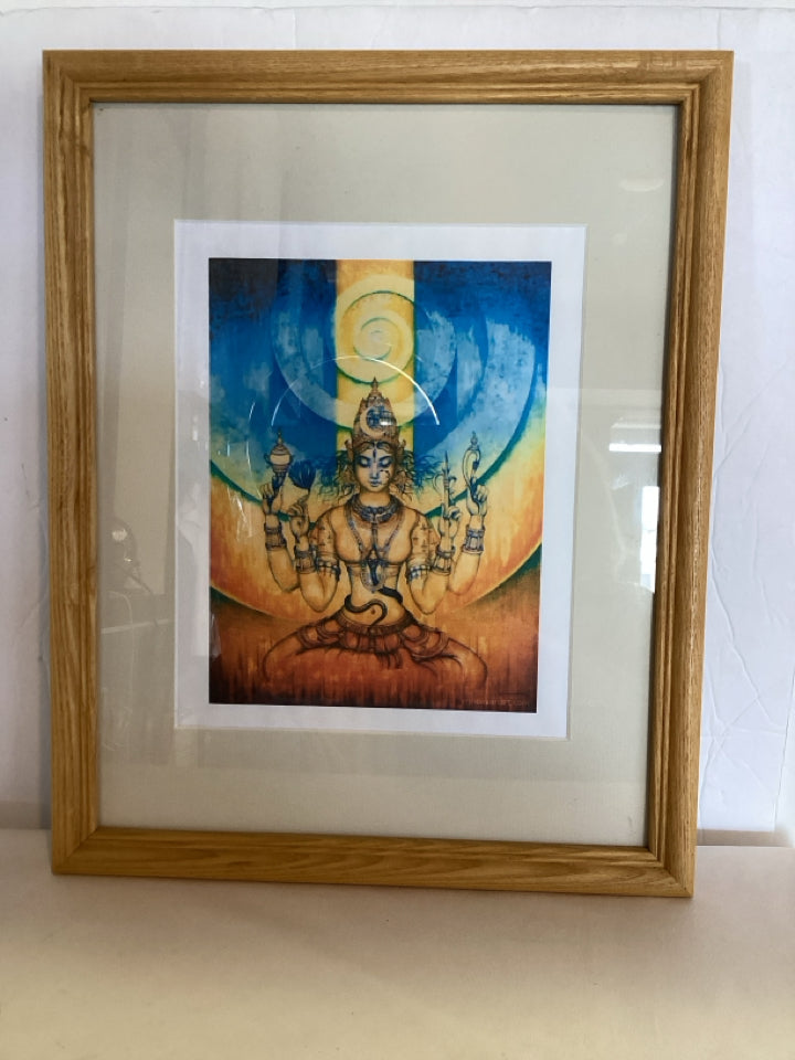 Print Multi-Color Paper Framed Art