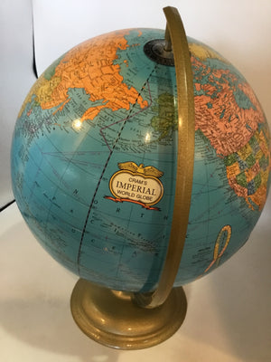 Cram's Blue/Multi World Globe