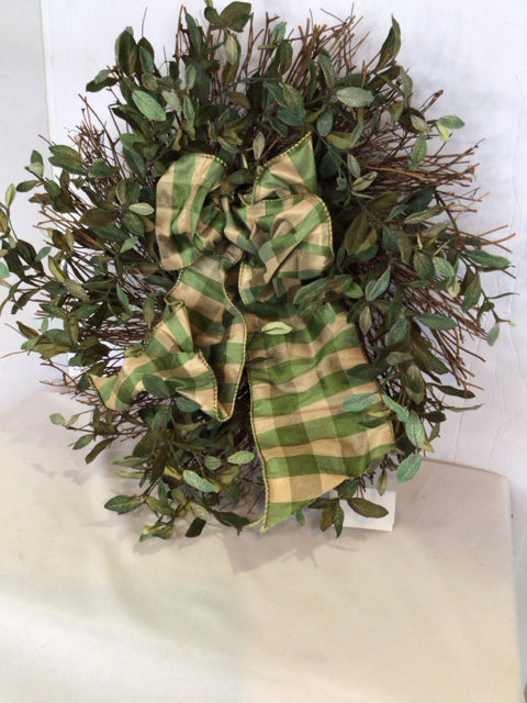 Green/Brown Sticks Wreath