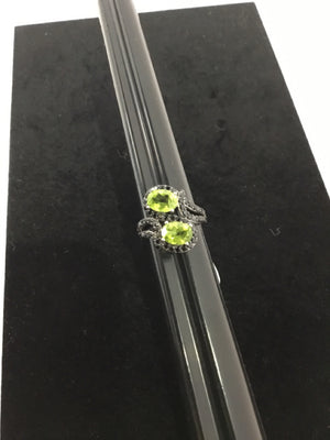 Green Rhinestone Ring