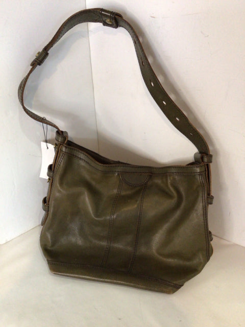 Fossil Leather Green Purse