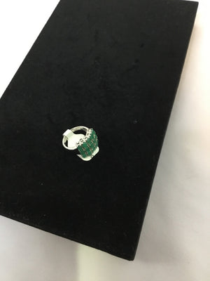 Green Rhinestone Ring
