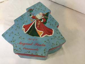 Christmas Red/white Ornaments Set of 6 Holiday Item