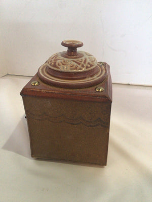 Pottery Lidded Box