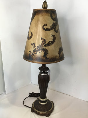 Black/Brown Resin Lamp