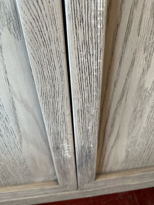 CPLY2FAT Gray Wood 2 Door Cabinet