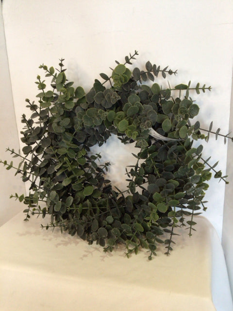 Green Plastic Wreath
