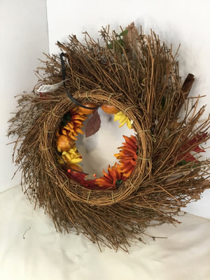 Orange/Green Wreath