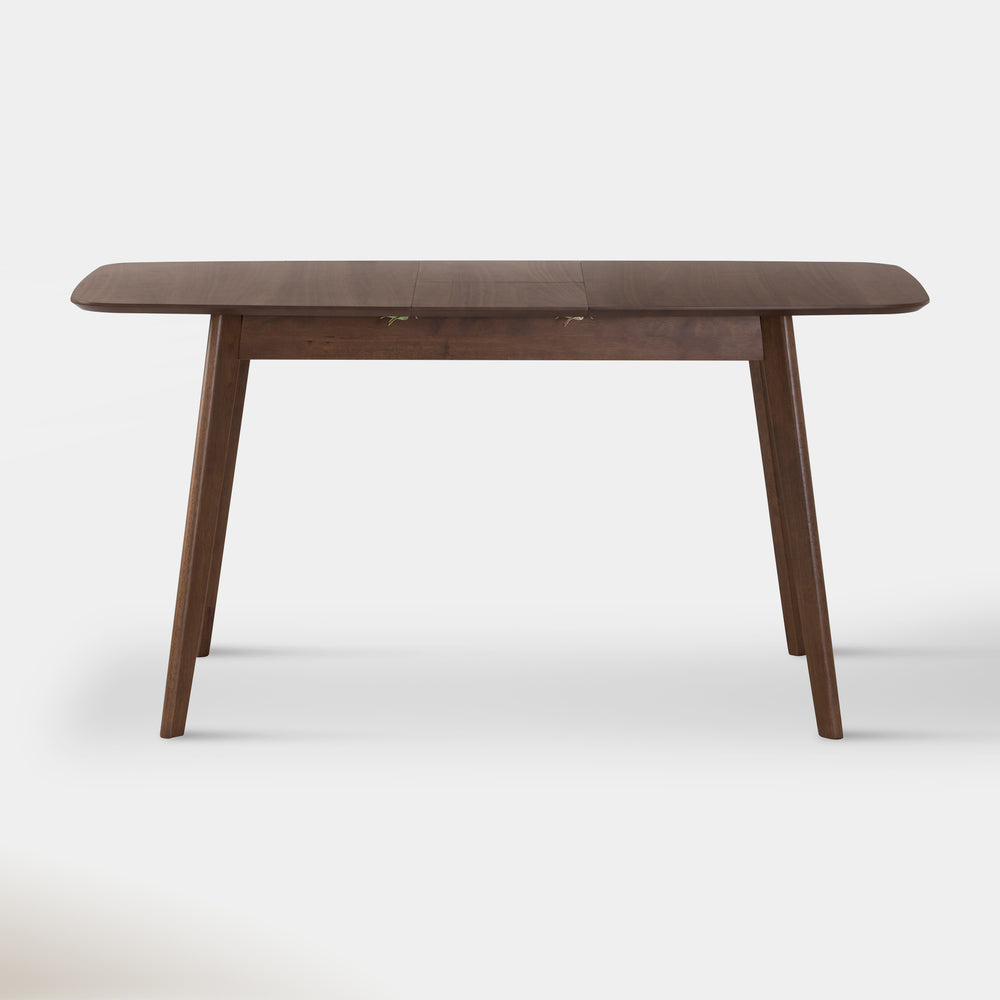Hoft Home Mid-Century Wood Expandable Brown Table DHU89BQ4