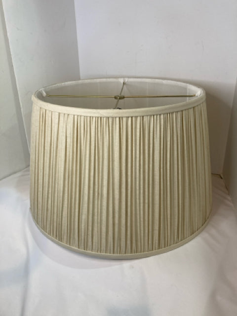 Cream Pleated Lamp Shade