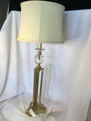 Gold Resin 3 Arm Lamp