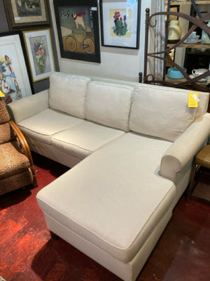 Pottery Barn Sleeper Twill Khaki Sofa Bed