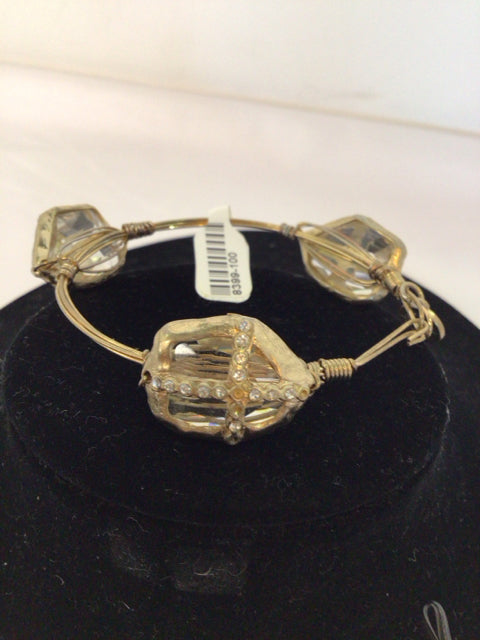 Gold Rhinestone Bracelet